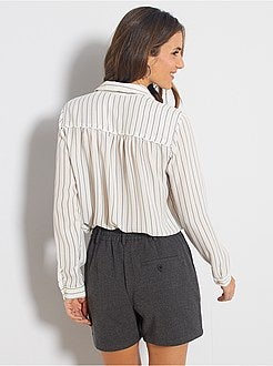 Blouse van crêpevoile - Kiabi