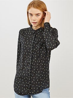 Blouse van crêpevoile - Kiabi