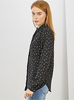 Blouse van crêpevoile - Kiabi