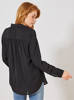 Blouse van crêpevoile - Kiabi