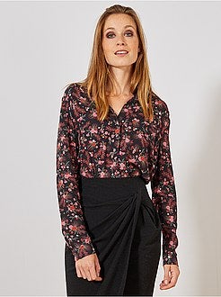 Blouse van crêpevoile - Kiabi