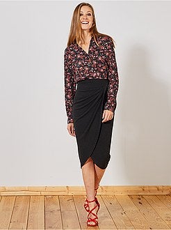 Blouse van crêpevoile - Kiabi