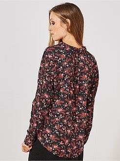Blouse van crêpevoile - Kiabi