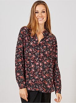 Blouse van crêpevoile - Kiabi