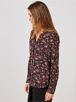 Blouse van crêpevoile - Kiabi