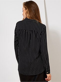 Blouse van crêpevoile - Kiabi