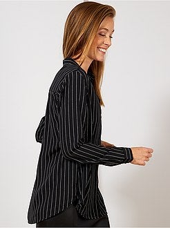 Blouse van crêpevoile - Kiabi