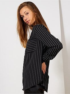 Blouse van crêpevoile - Kiabi