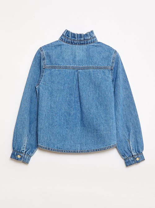 Blouse van denim - Kiabi