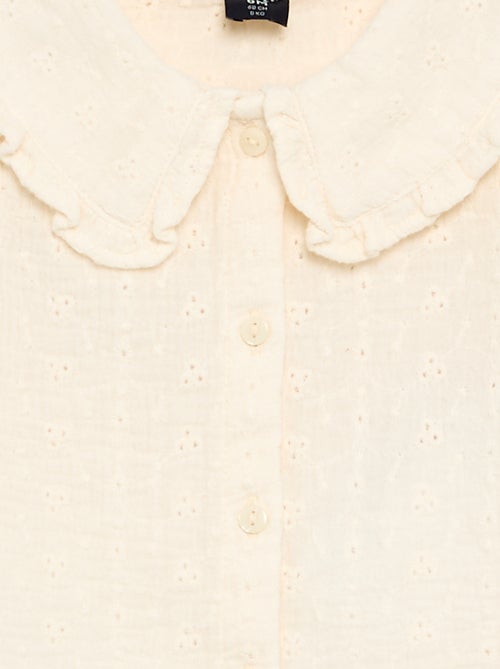 Blouse van katoenen gaas - Kiabi