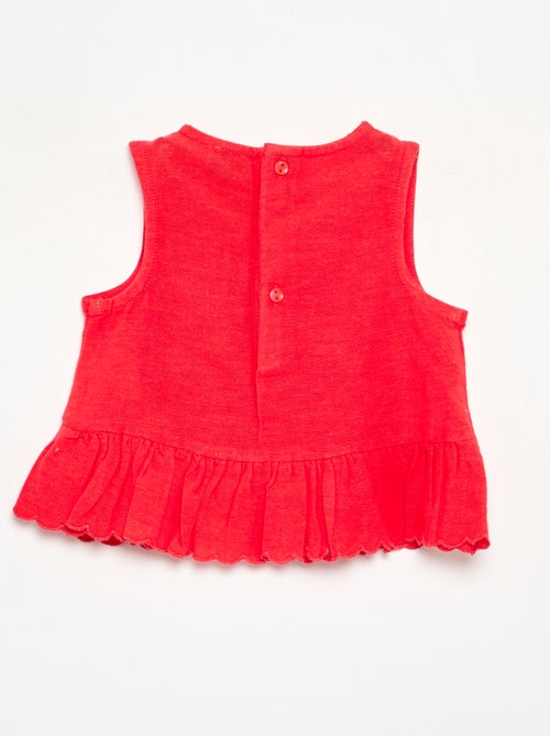Blouse van katoenvoile - Kiabi