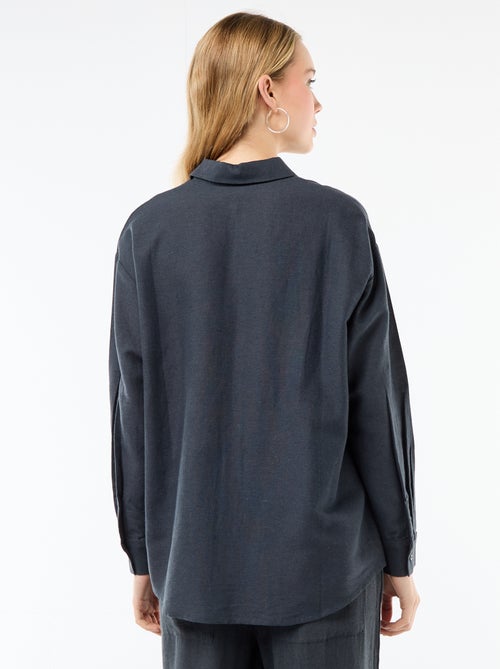 Blouse van linnenmix - Kiabi
