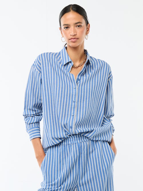 Blouse van linnenmix - Kiabi