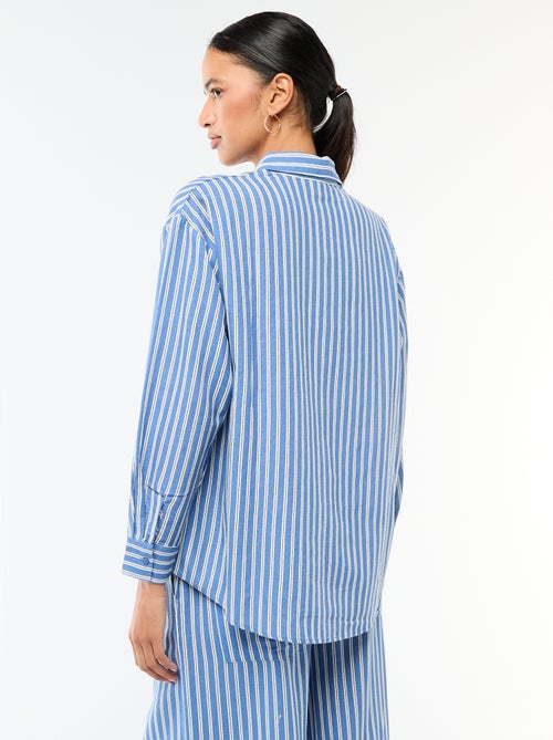 Blouse van linnenmix - Kiabi