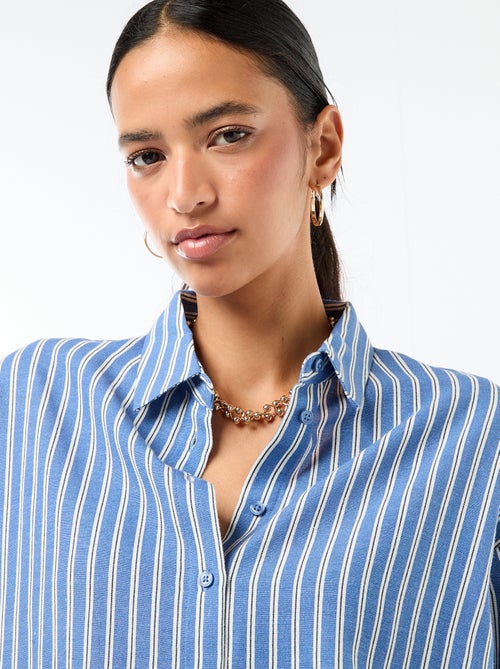 Blouse van linnenmix - Kiabi