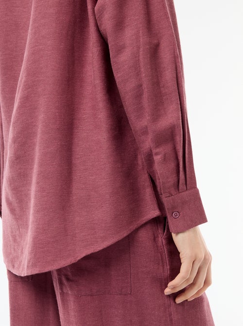 Blouse van linnenmix - Kiabi