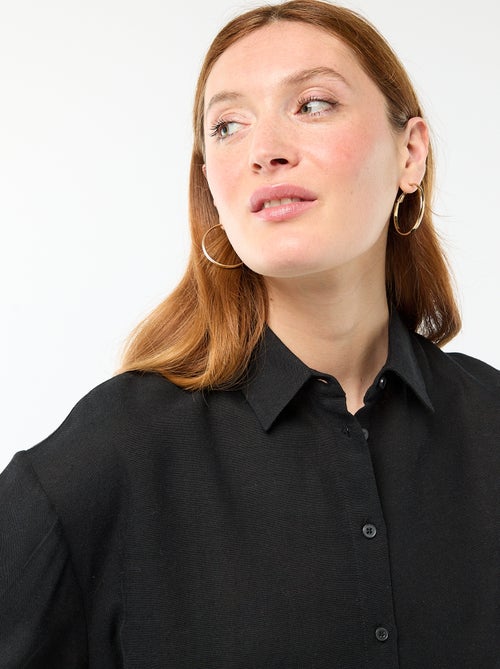 Blouse van linnenmix - Kiabi