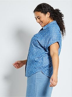 Blouse van lyocell - Kiabi