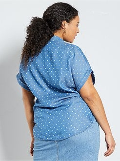 Blouse van lyocell - Kiabi
