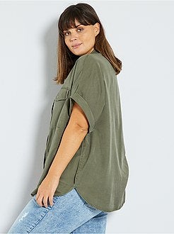 Blouse van lyocell - Kiabi
