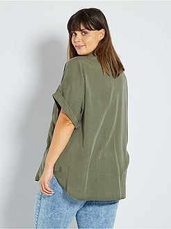 Blouse van lyocell - Kiabi