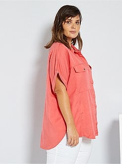 Blouse van lyocell - Kiabi