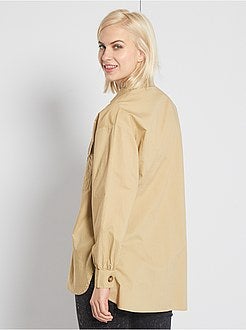 Blouse van popeline - Kiabi
