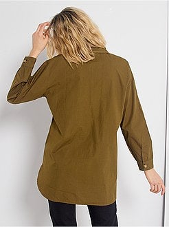 Blouse van popeline - Kiabi