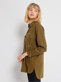 Blouse van popeline - Kiabi