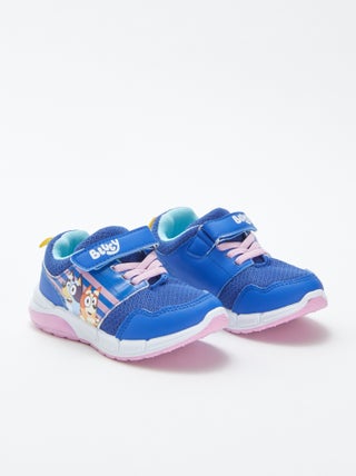 'Bluey'-sneakers met klittenbandsluiting en veters