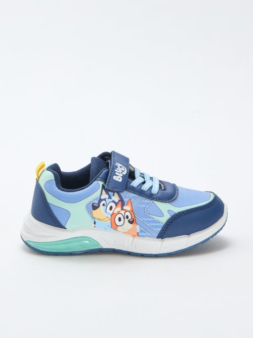 Bluey-sneakers met klittenbandsluiting en veters - Kiabi