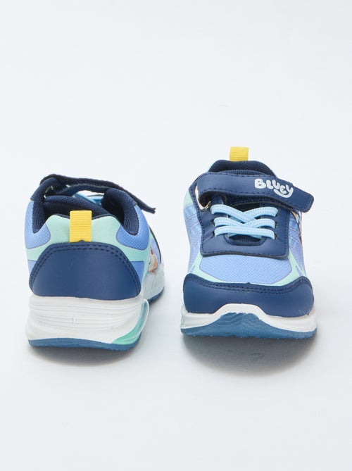 Bluey-sneakers met klittenbandsluiting en veters - Kiabi