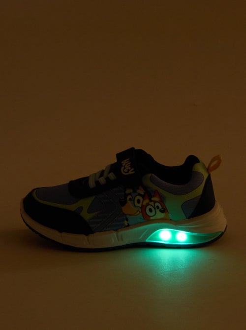 Bluey-sneakers met klittenbandsluiting en veters - Kiabi