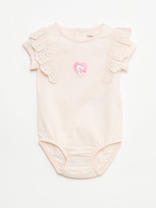 Body 'Disney' 'Marie' met broderie anglaise - Kiabi