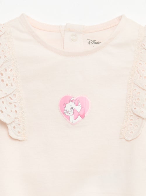 Body 'Disney' 'Marie' met broderie anglaise - Kiabi