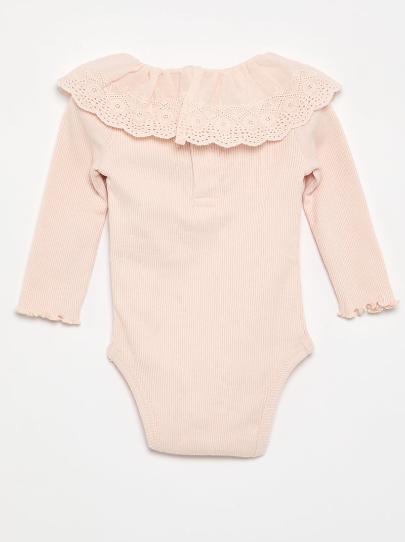 Body 'Disney' met geborduurde kraag Rose - Kiabi