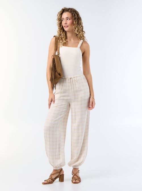 Body met elastische schouderbandjes - Kiabi