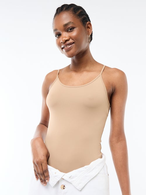 Body met fijne schouderbandjes - Kiabi