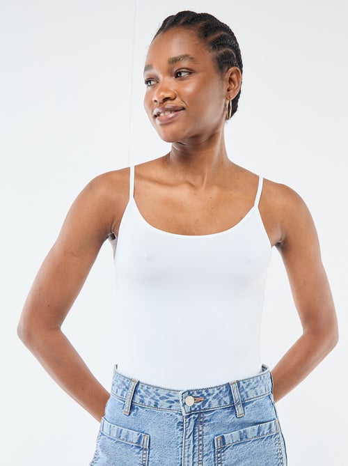 Body met fijne schouderbandjes - Kiabi