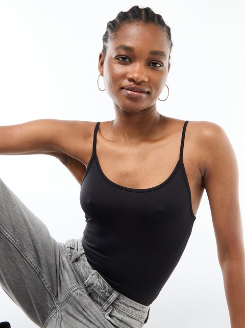 Body met fijne schouderbandjes - Kiabi