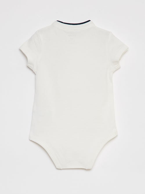 Body met korte mouw in polostijl - Kiabi