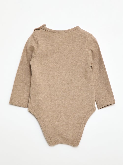 Body met lange mouwen - unisex - Kiabi