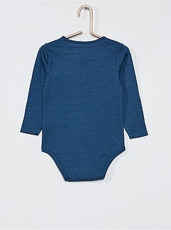 Body met lange mouwen 'Ecodesign' - Kiabi