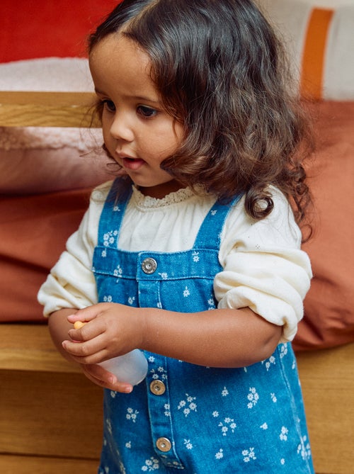 Body met lange mouwen van ajourgebreide stof - Kiabi