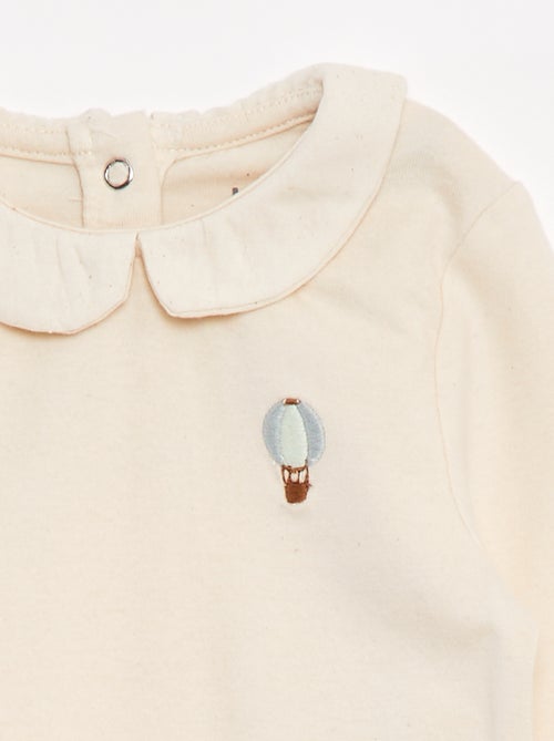 Body met peterpankraagje - Kiabi Body met peterpankraagje - Kiabi