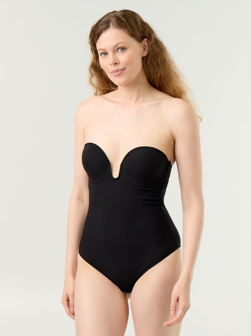 Body van microvezel met geïntegreerde cups - Kiabi
