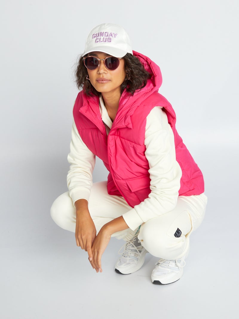 Bodywarmer met capuchon ROSE - Kiabi