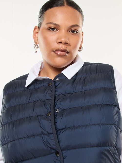 Bodywarmer met drukknopen - Kiabi