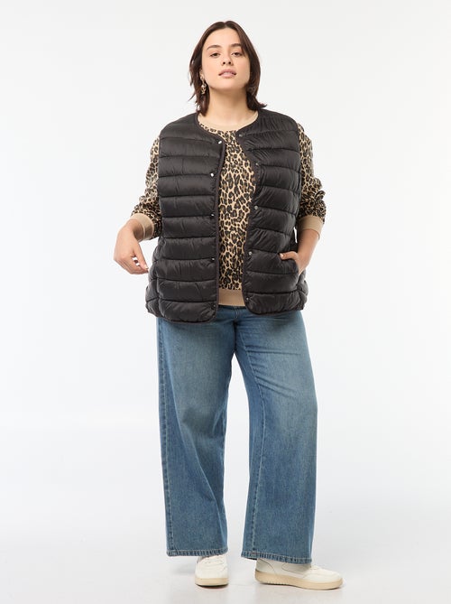 Bodywarmer met drukknopen - Kiabi