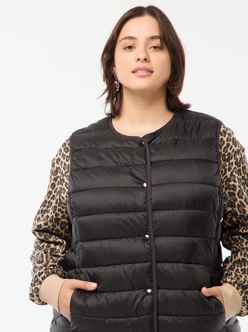 Bodywarmer met drukknopen - Kiabi